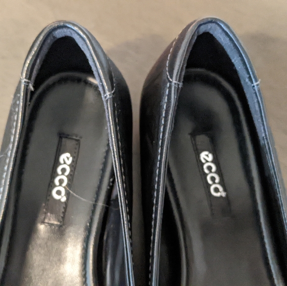 Ecco Keystone Black Ballet Flats Women's size 5 or 5.5 EU36 NIB - Picture 3 of 7
